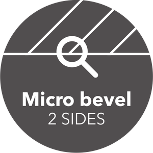 Micro bevelled